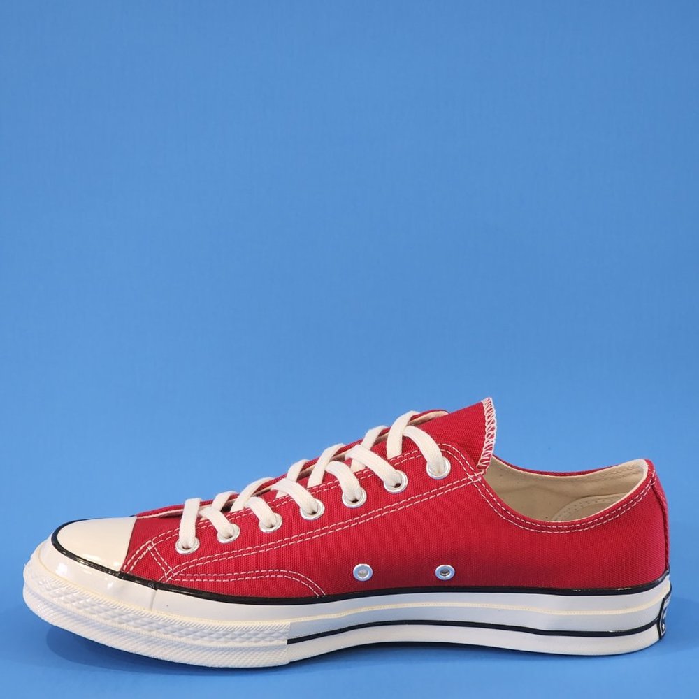 Converse Chuck 70 Low Ox Classic Enamel Red Unisex Sneakers 164949C NWT - Picture 3 of 6